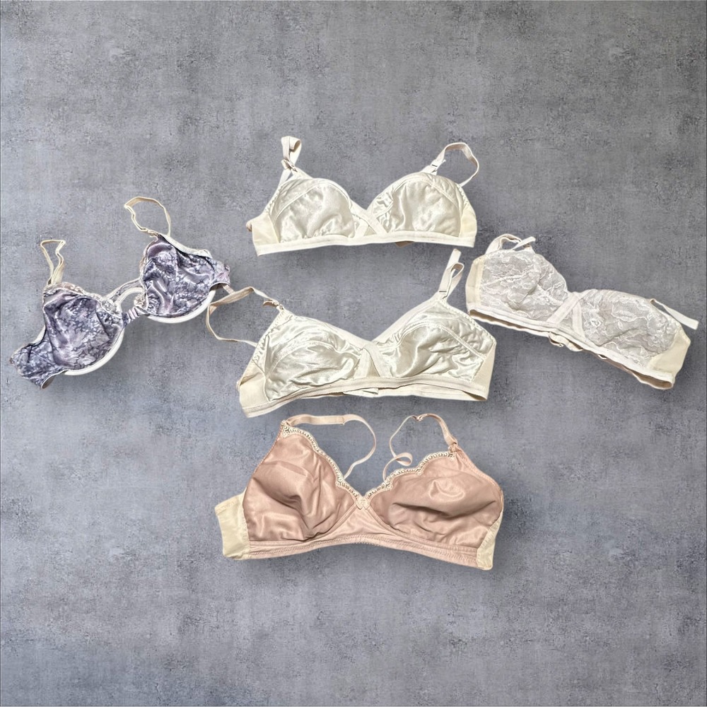 Vintage Sears‎ Bra Lot Nylon Lace Lingerie 1960s 1970s Assorted Sizes